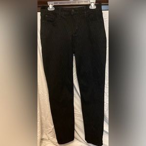 NYDJ Skinny Diamond Black Jeans Sparkle sz  8